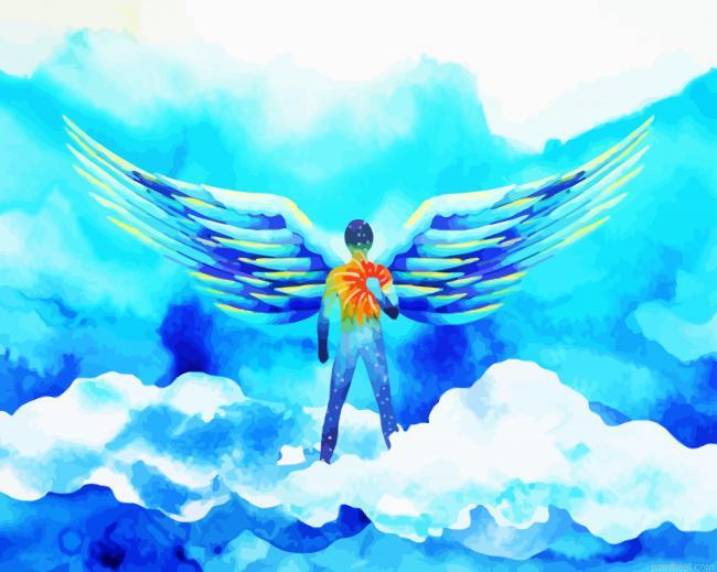 Abstract angel painting by numbers.jpeg