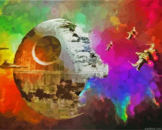 Abstract death star space painting by numbers.jpeg