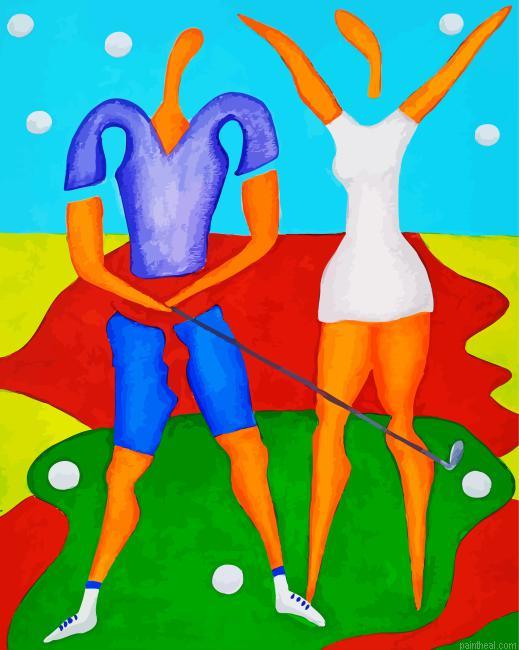 Abstract golfers art painting by numbers.jpeg