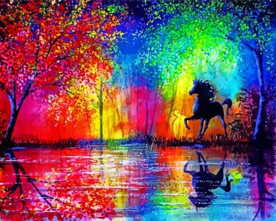 Abstract horses painting by numbers.jpeg