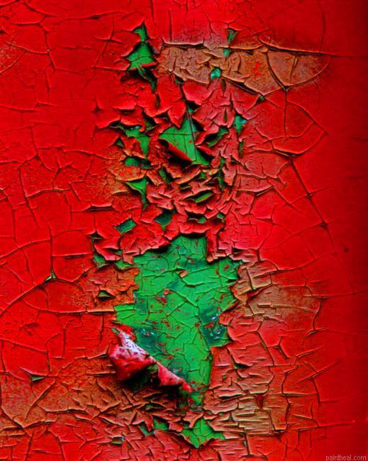 Abstract red and green art painting by numbers.jpeg