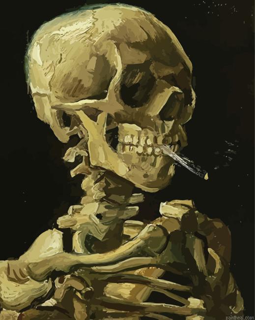 Abstract smoking skull painting by numbers.jpeg