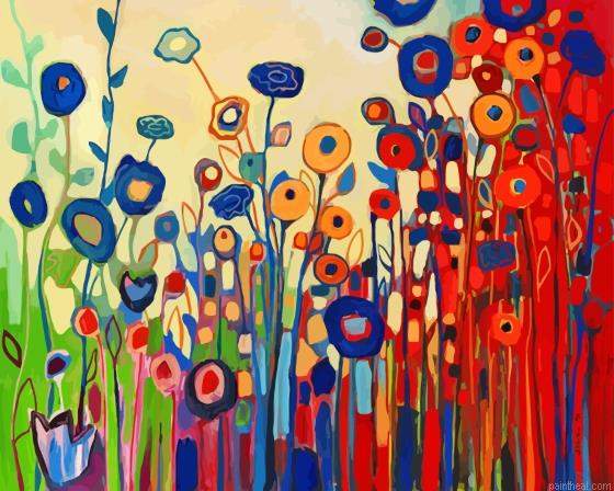 Abstract wild flowers painting by numbers.jpeg