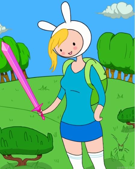 Adventure time fionna painting by numbers.jpeg