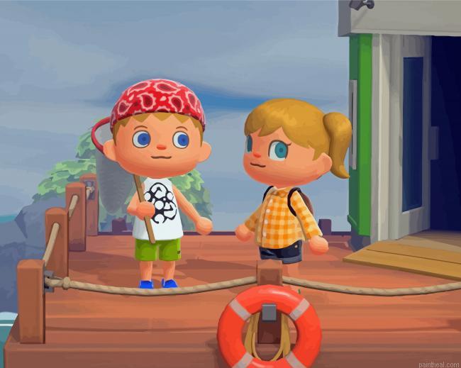 Aesthetic animal crossing new horizons painting by numbers.jpeg