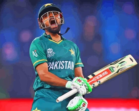 Aesthetic babar azam painting by numbers.jpeg