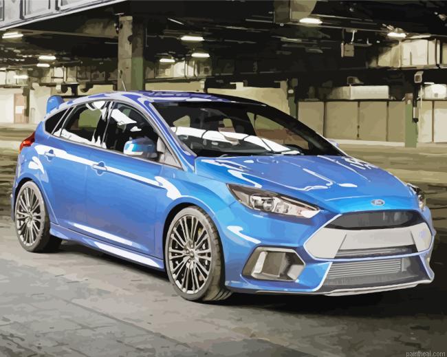 Aesthetic blue ford car painting by numbers.jpeg