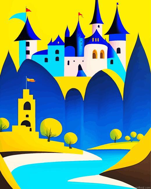 Aesthetic castle painting by numbers.jpeg