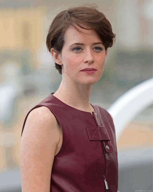 Aesthetic claire foy painting by numbers.jpeg