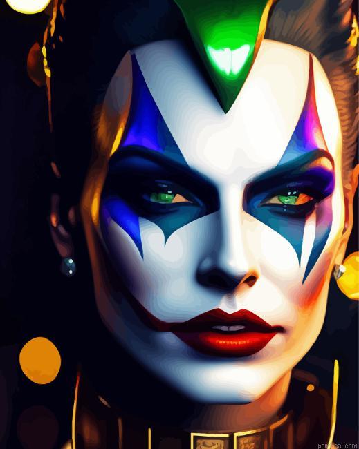 Aesthetic clown lady painting by numbers.jpeg