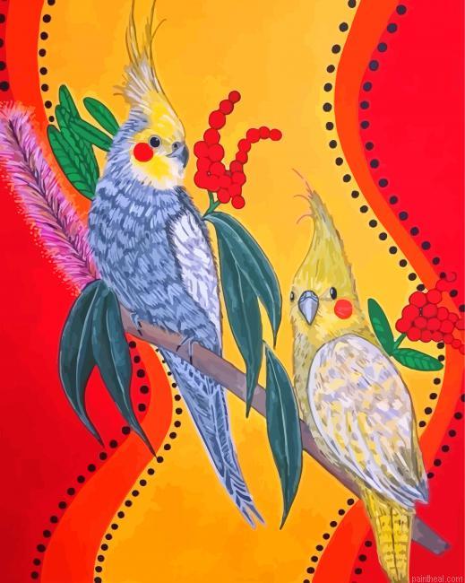Aesthetic cockatiel painting by numbers.jpeg