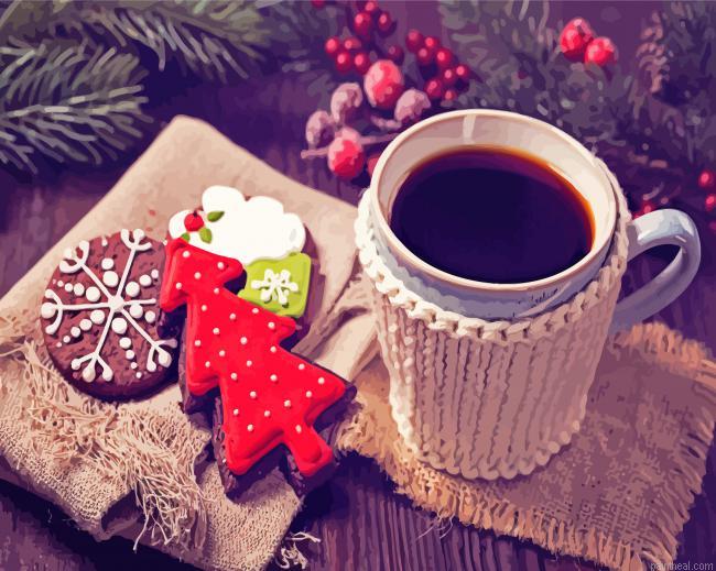 Aesthetic coffee christmas painting by numbers.jpeg