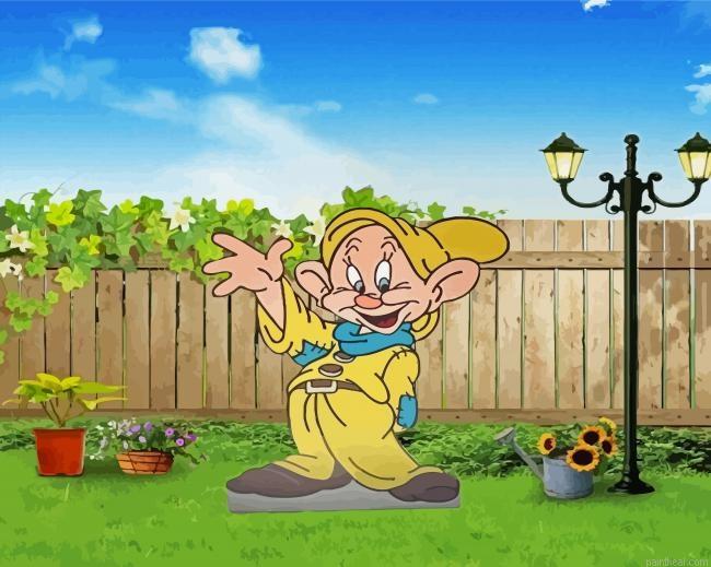 Aesthetic dopey dwarf painting by numbers.jpeg