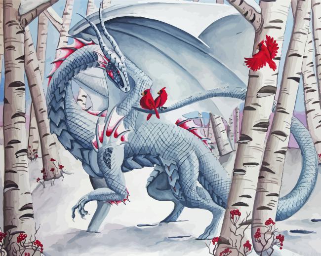Aesthetic dragon painting by numbers.jpeg