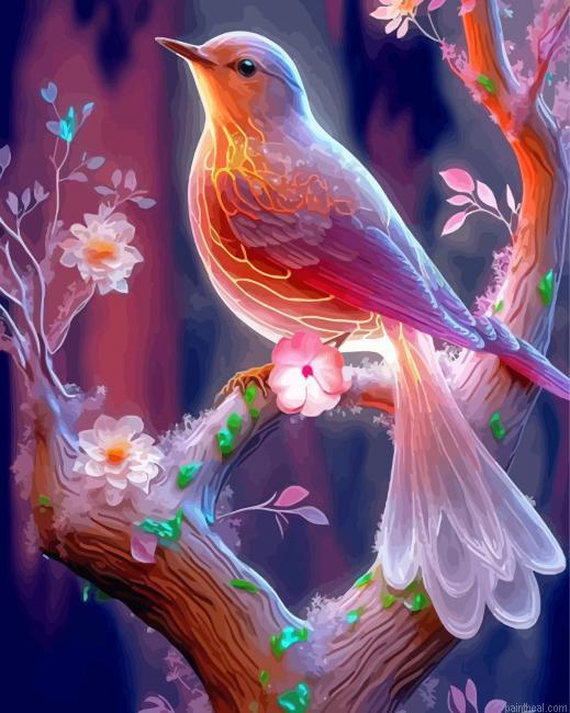 Aesthetic floral bird painting by numbers.jpeg