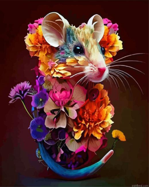 Aesthetic floral mouse painting by numbers.jpeg