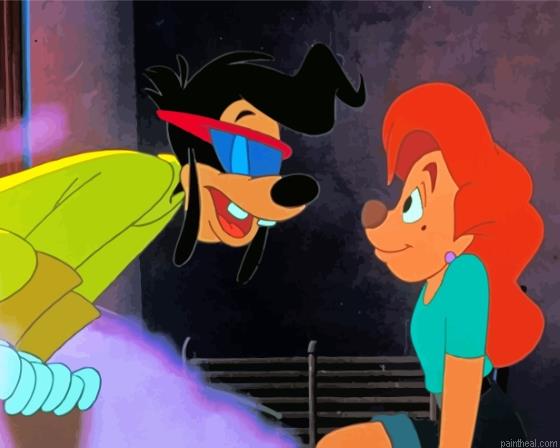 Aesthetic goofy movie painting by numbers.jpeg