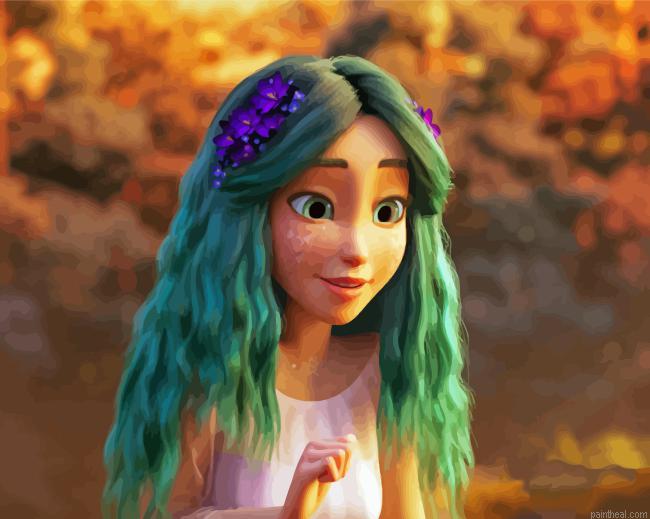 Aesthetic mavka the forest song painting by numbers.jpeg