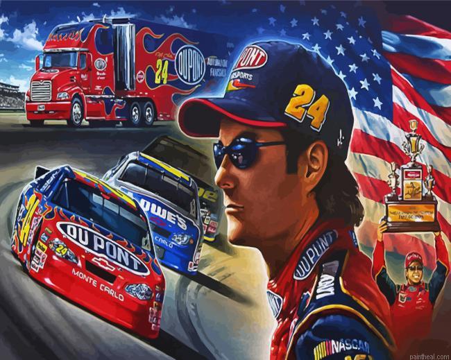 Aesthetic nascar racer painting by numbers.jpeg
