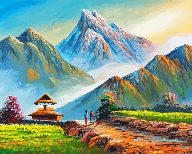 Aesthetic nepal painting by numbers.jpeg