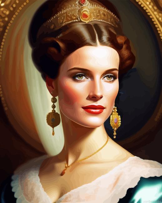 Aesthetic regency woman painting by numbers.jpeg