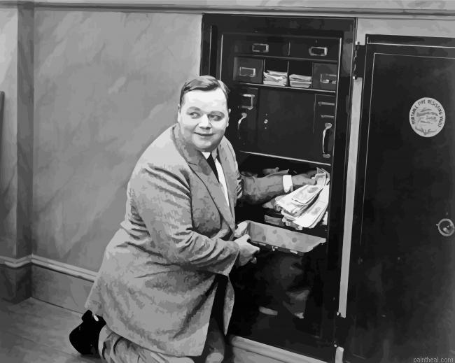 Aesthetic roscoe arbuckle actor painting by numbers.jpeg