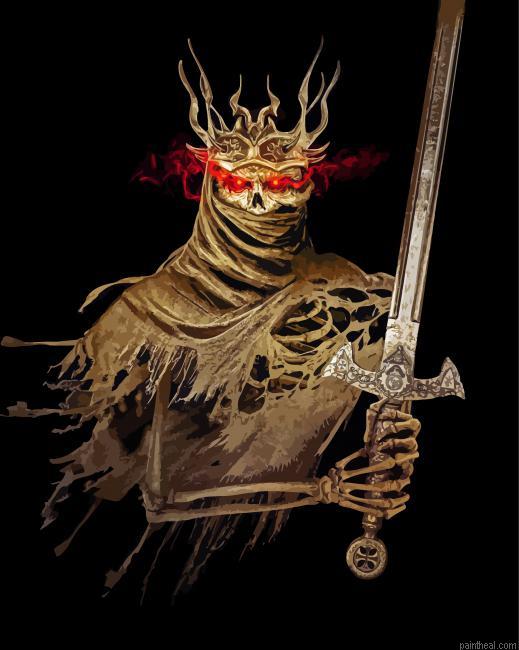 Aesthetic skeleton king painting by numbers.jpeg