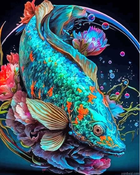 Aesthetic tropical fish painting by numbers.jpeg