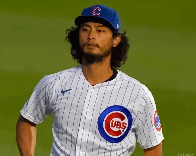Aesthetic yu darvish painting by numbers.jpeg