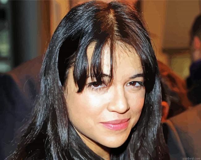 American actress michelle rodriguez painting by numbers.jpeg