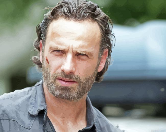 Andrew lincoln as rick grimes painting by numbers.jpeg