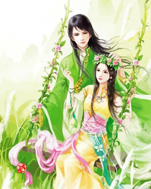 Anime chinese lovers painting by numbers.jpeg