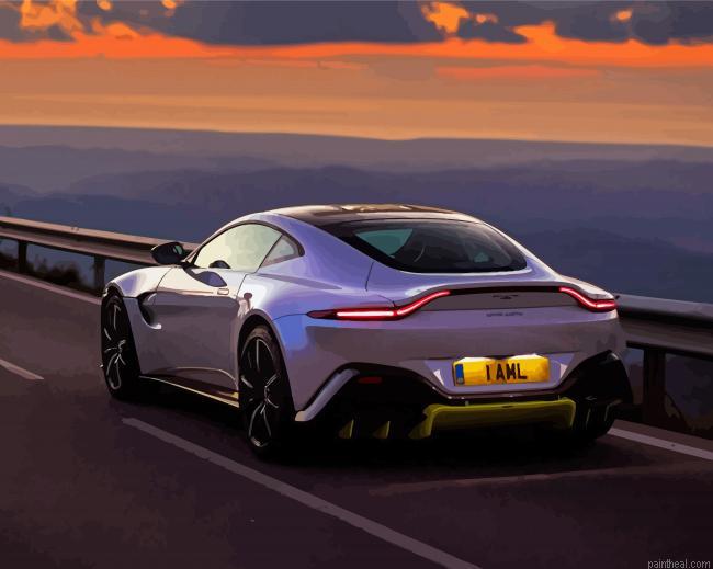 Aston martin vantage car painting by numbers.jpeg