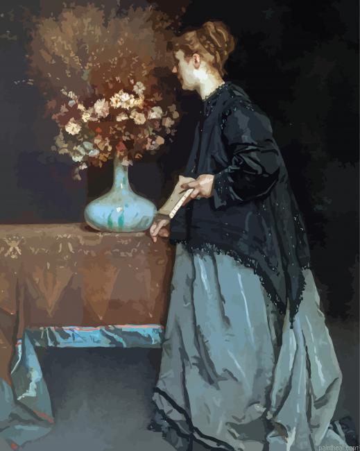 Autumn flowers by alfred stevens painting by numbers.jpeg