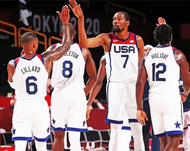 Basketballers team usa painting by numbers.jpeg