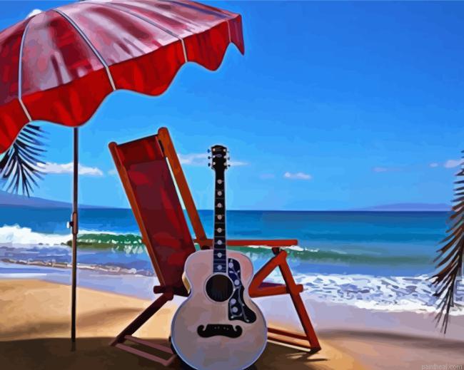 Beach chair and guitar painting by numbers.jpeg