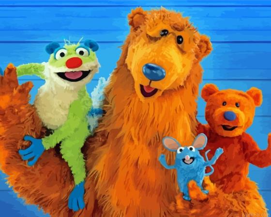 Bear in blue house painting by numbers.jpeg