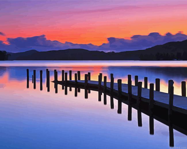 Beautiful sunset in coniston water painting by numbers.jpeg