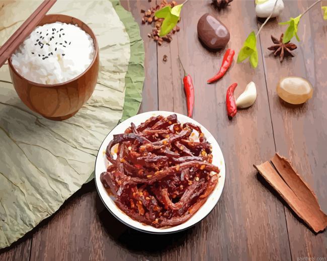 Beef jerky with rice painting by numbers.jpeg