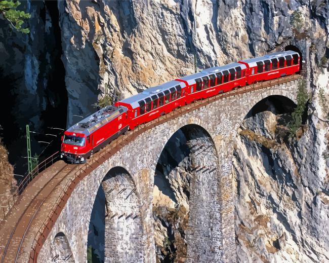 Bernina express train railway painting by numbers.jpeg