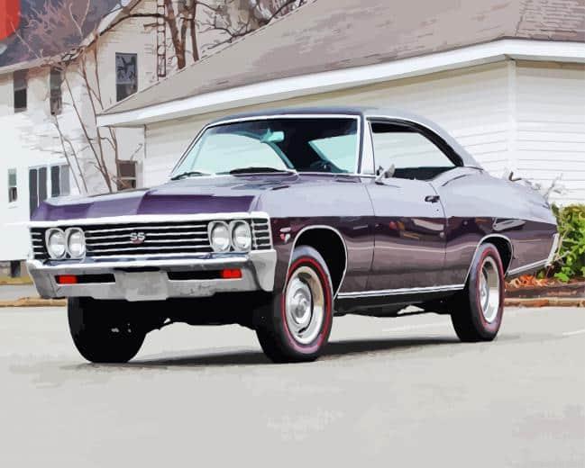 Black 67 impala painting by numbers.jpeg