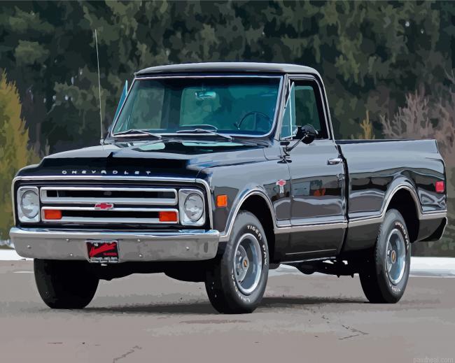 Black 68 chevy truck painting by numbers.jpeg