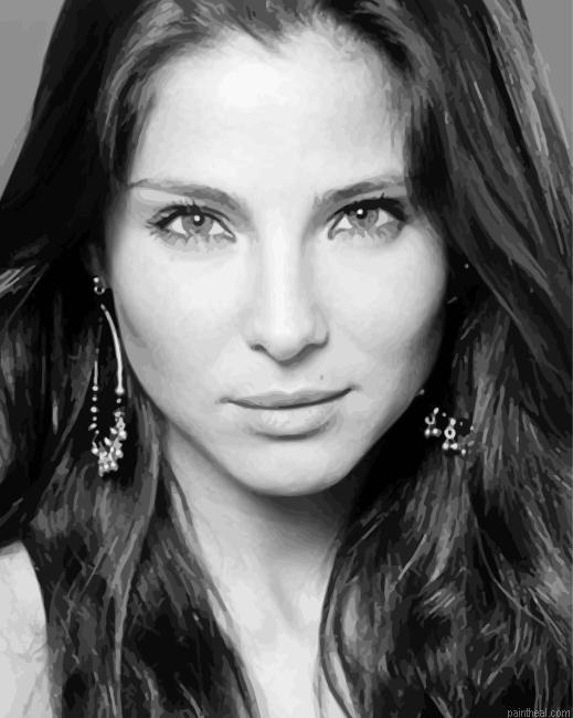 Black and white elsa pataky painting by numbers.jpeg