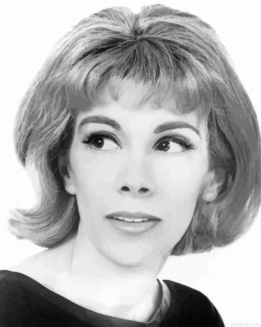 Black and white joan rivers painting by numbers.jpeg