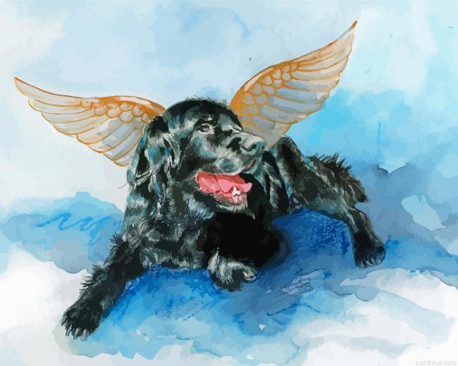 Black dog angel painting by numbers.jpeg