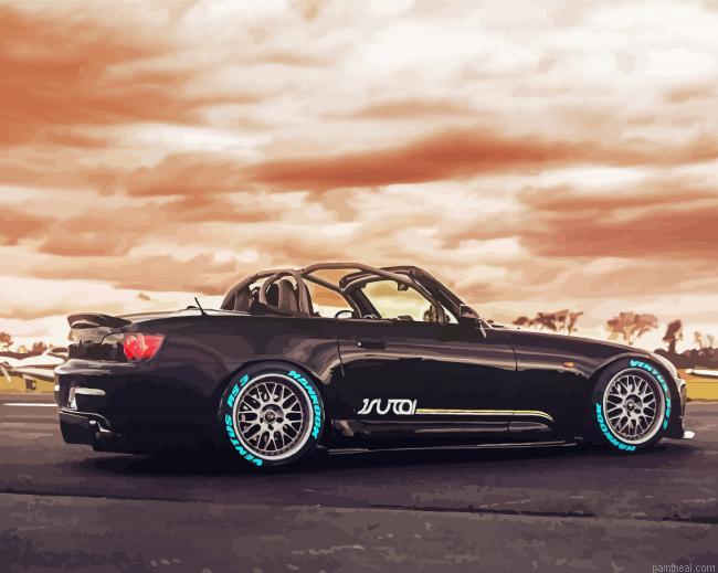 Black honda s2000 painting by numbers.jpeg