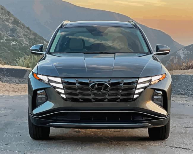 Black hyundai tucson painting by numbers.jpeg