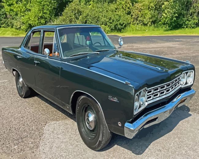 Black plymouth belvedere painting by numbers.jpeg