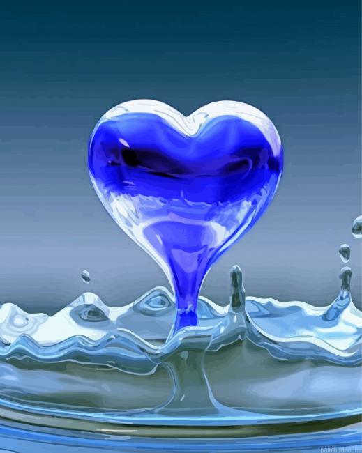 Blue heart art painting by numbers.jpeg