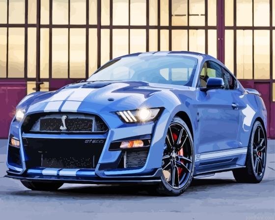 Blue mustang shelby painting by numbers.jpeg